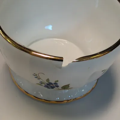 A beautiful 4-piece collection of Hammersley & Co. fine bone china, made in England.