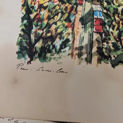 Vintage Litho Prints By C. Ducollet Paris Notre Dame