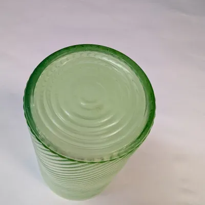 Set of 5 Rare 1930's Federal Glass "Corded Optic" Design