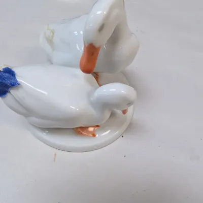 Glass & Porcelain Items (All The Pieces Have A Chip Or Crack)