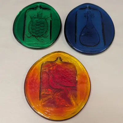 4" - 4 1/2" Hand Crafted Sun Catcher Or Ornaments