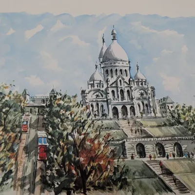 Vintage Litho Prints By C. Ducollet Paris Notre Dame