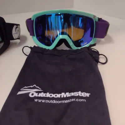 Three Pairs of Ski Goggles- Two Outdoormaster and One Bolle