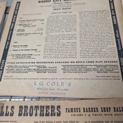 Vintage Records Various Artist Paul Whiteman, Chet Atkins, Lollipops For Big Brass Band, Madame Butterfly