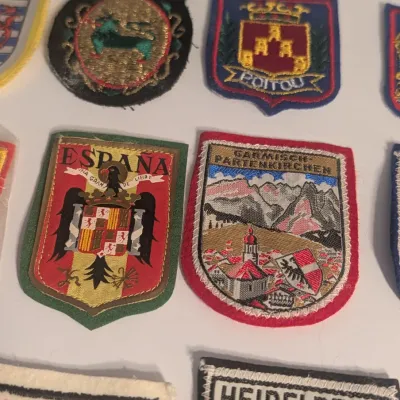Vintage Embroidered Souvenir Travel Patches #2