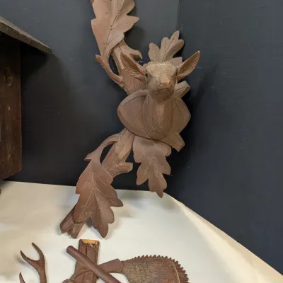 Vintage Cuckoo Clock - For Parts Only