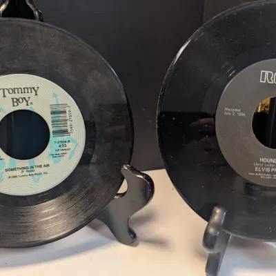 Vintage 45 RPM Records Elvis Presley, Jerry Lee Lewis, Tommy Boy & Bruce Springsteen