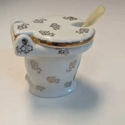 China Pieces - Victoria Carlsbad Austria Hand Painted Nippon Bowl & H & C Haviland Limoges Plate - Some Unmarked China
