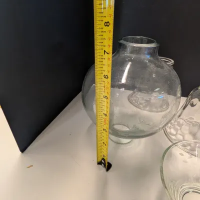 Glass & Crystal Lamp Shades, Vases, & Bowls