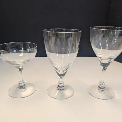 Set Of 13 Fostoria Clear Glassware
