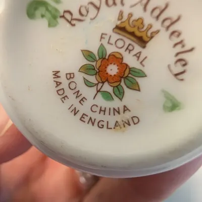 Royal Adderley Floral Bone China Porcelain Bouquets