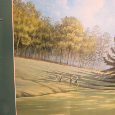 25 1/4" x 21" Augusta Golf Course By Ron Jenkins