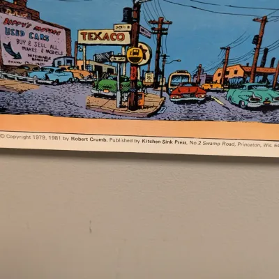 A Short History Of America By R. Crumb 23 3/4" x 16 3/4" #7