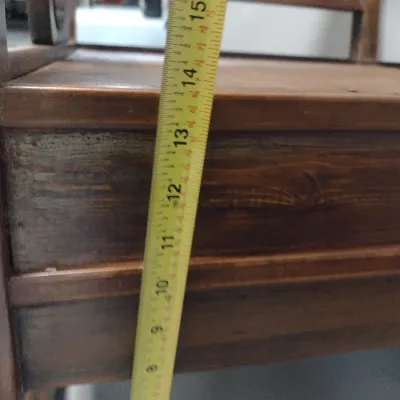 Wooden Rocking Chair with Cane Back