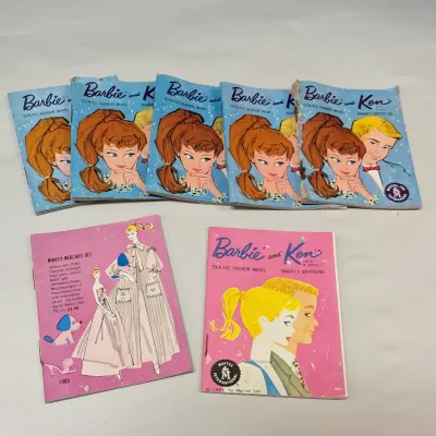 Barbie & Ken 1961 Doll Clothes Catalog Mattel & 1962 Fashion Booklet
