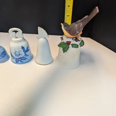 Assorted Porcelain Collectible Bells - Set of 5