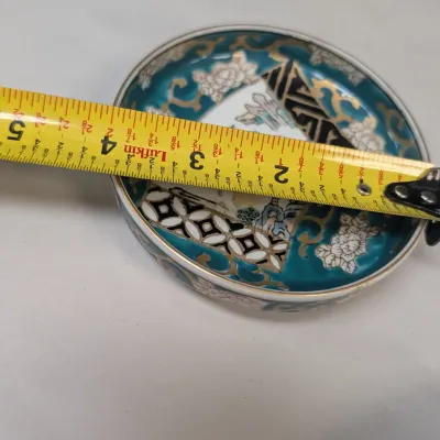 Hand Painted Gold Imari Trinket Dishes