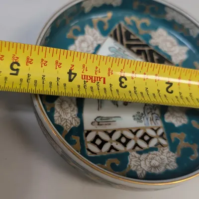 Hand Painted Gold Imari Trinket Dishes