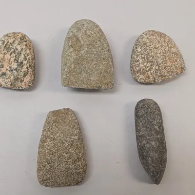 Collection of 5 Worked Stone Artifacts / Celts