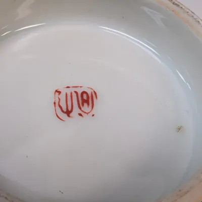 Vintage Kutani Ware Style Porcelain Bowl