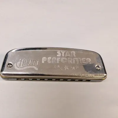 Huang Star Performer Harmonica With Case & 1984 Cassette