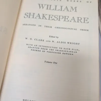 The Complete Works Of William Shakespeare Volume 1 & 2 Printed In USA