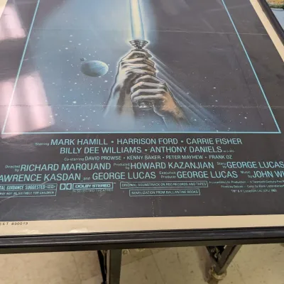 Star Wars Return Of The Jedi Movie Poster - Still Wrapped In Plastic 41 1/2" x 27"