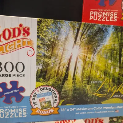7 Used God's Refuge Promise Puzzles #2