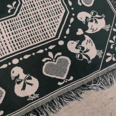 4 Colorful Throw Blankets
