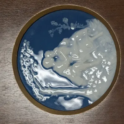 A. Barriere In Limoges Porcelain Plaques