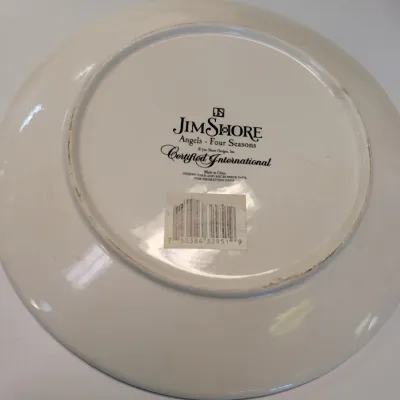 Jim Shore Angels Four Seasons Plates By Certified International
