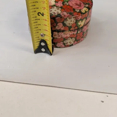 Hand Painted Lacquer Trinket/Pill Boxes
