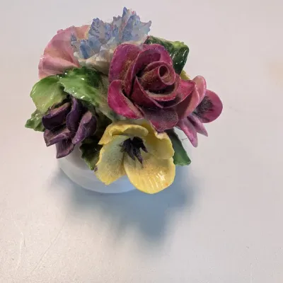 Royal Adderley Floral Bone China Porcelain Bouquets