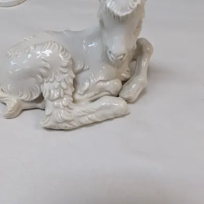 Glass & Porcelain Items (All The Pieces Have A Chip Or Crack)