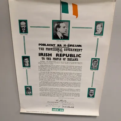 2 - Irish Republic Proclamation 50th Anniversary Vintage Poster 14 3/4" x 20" #5