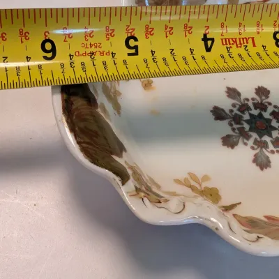 China Pieces - Victoria Carlsbad Austria Hand Painted Nippon Bowl & H & C Haviland Limoges Plate - Some Unmarked China