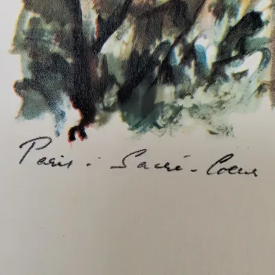 Vintage Litho Prints By C. Ducollet Paris Notre Dame