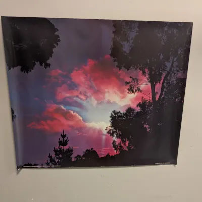 Amethyst Sky 1972 Happenstance Joseph McHugh Poster #3