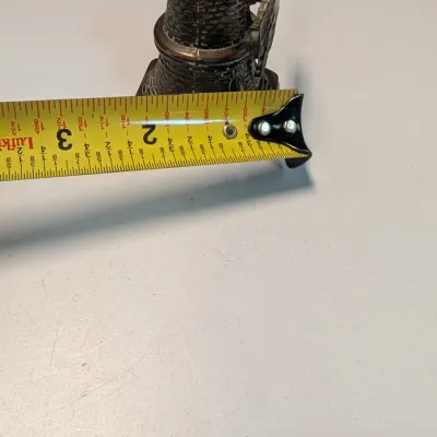Vintage Brass Miniature Bells & Windmill Figurine - Set of 3