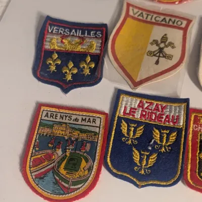 Vintage Embroidered Souvenir Travel Patches #2