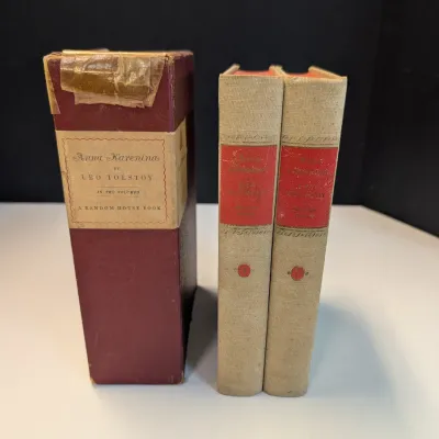 Random House 1939 Anna Karenina By Leo Tulstoy Volume 1 & 2 #6