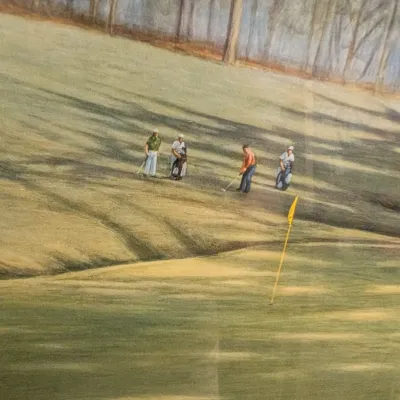25 1/4" x 21" Augusta Golf Course By Ron Jenkins