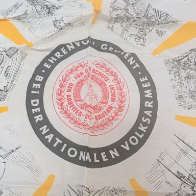 Pair Of DDR East German Memorial Scarves