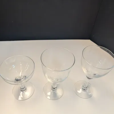 Set Of 13 Fostoria Clear Glassware