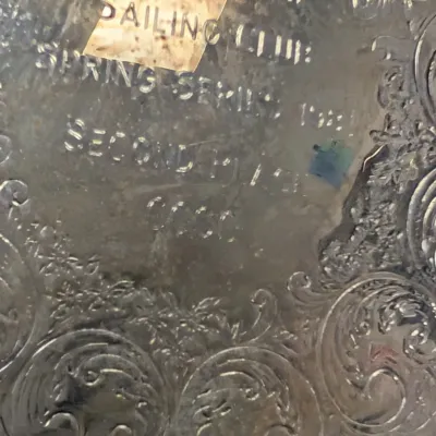 Silver Plated Round Serving Plates 1980's