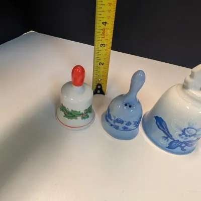 Assorted Porcelain Collectible Bells - Set of 5