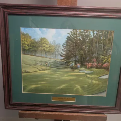 25 1/4" x 21" Augusta Golf Course By Ron Jenkins