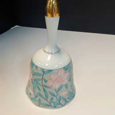 Vintage Porcelain and Ceramic Hand Bells - Set of 4