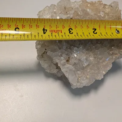 Natural White Clear Quartz Crystal Cluster