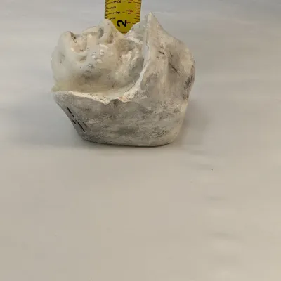 Chalkware Mask Wall Pockets